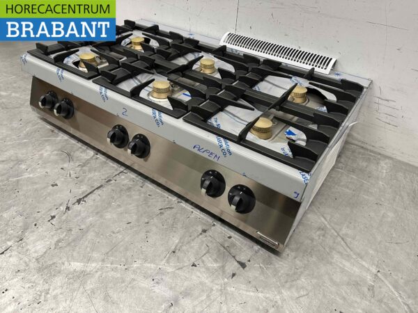 Stainless steel Electrolux 6 burner Surface stove gas stove 120 cm Horeca - Image 4