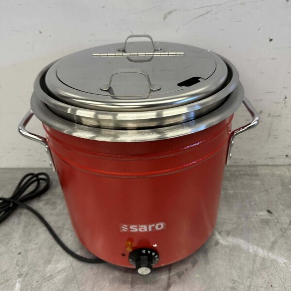 Stainless steel Saro Retro Soup Kettle Soup tureen 11 liters 230V Catering