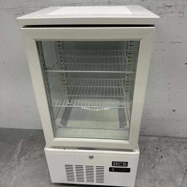 Refrigerated Display Case Pastry Display Case White 56 liters 230V Catering