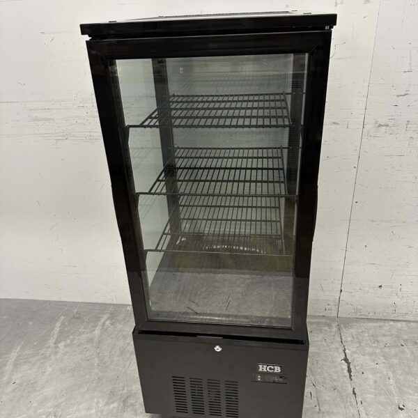 HCB Refrigerated Patisserie Display Cabinet Black 158 liters 230V Catering