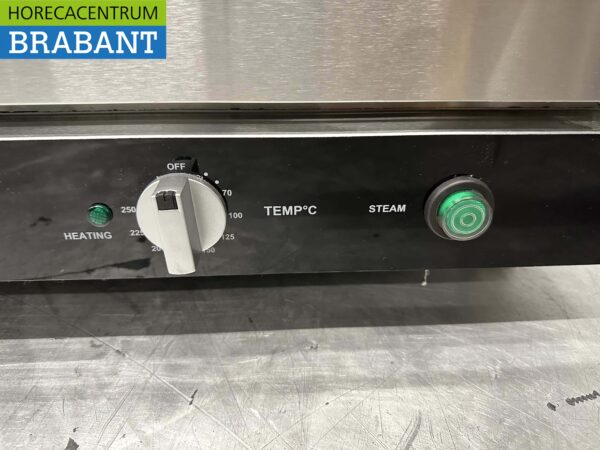 Stainless steel Hot Air Convection Oven Baking Oven Moisture Injection / Steaming 60/40 cm 110 liters 400V Horeca - Image 5