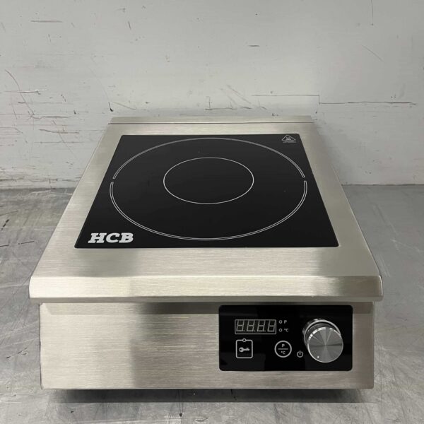 Stainless steel Induction stove hob 5 kW 400V Horeca