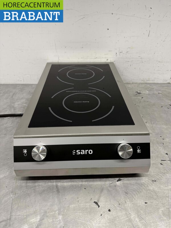 Stainless steel Saro Anita induction stove hob 7 kW 400V Horeca