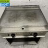 Stainless steel Saro Grill Plate Baking tray 2 zones 80 cm GAS Horeca - Image 2