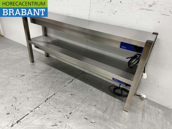 Stainless steel Double Heat Bridge Heated Etagere Premium-line 140 cm Catering - Image 2