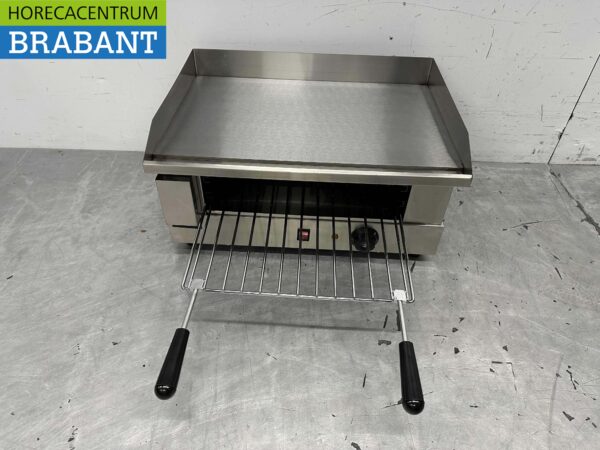 Stainless steel griddle Griddle with salamander grill 55 cm 230V Horeca - Image 5