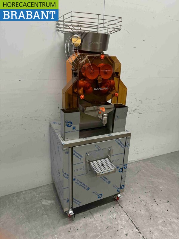 Cancan Automatic orange juicer citrus press with self-service system and mobile base 230V Catering - Image 2