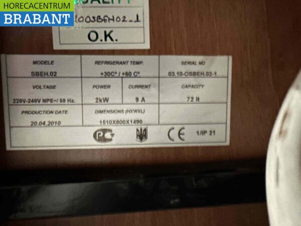 Maxxfrost Heat Buffet Heat Buffet Dispensing Buffet Buffet section 4 x 1/1 gastronorm / GN 149 cm 230V Horeca - Image 6