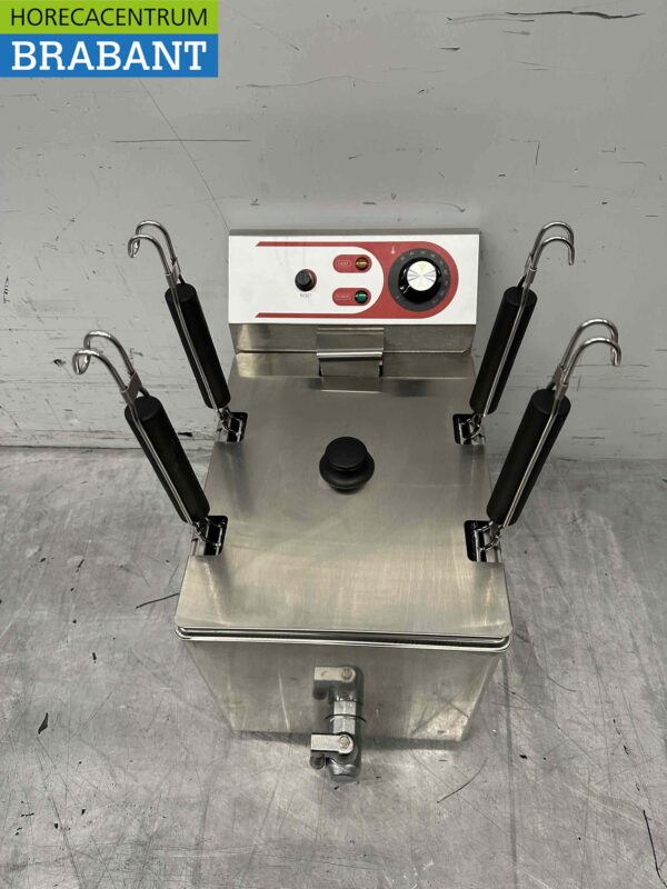 Stainless steel Electric Pasta Cooker Pasta 4 baskets 230V Catering - Image 2