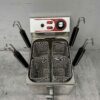 Stainless steel Electric Pasta Cooker Pasta 4 baskets 230V Catering - Image 5