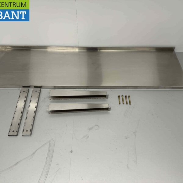 Stainless steel Wall Shelf Basic-line 150 x 40 cm Horeca