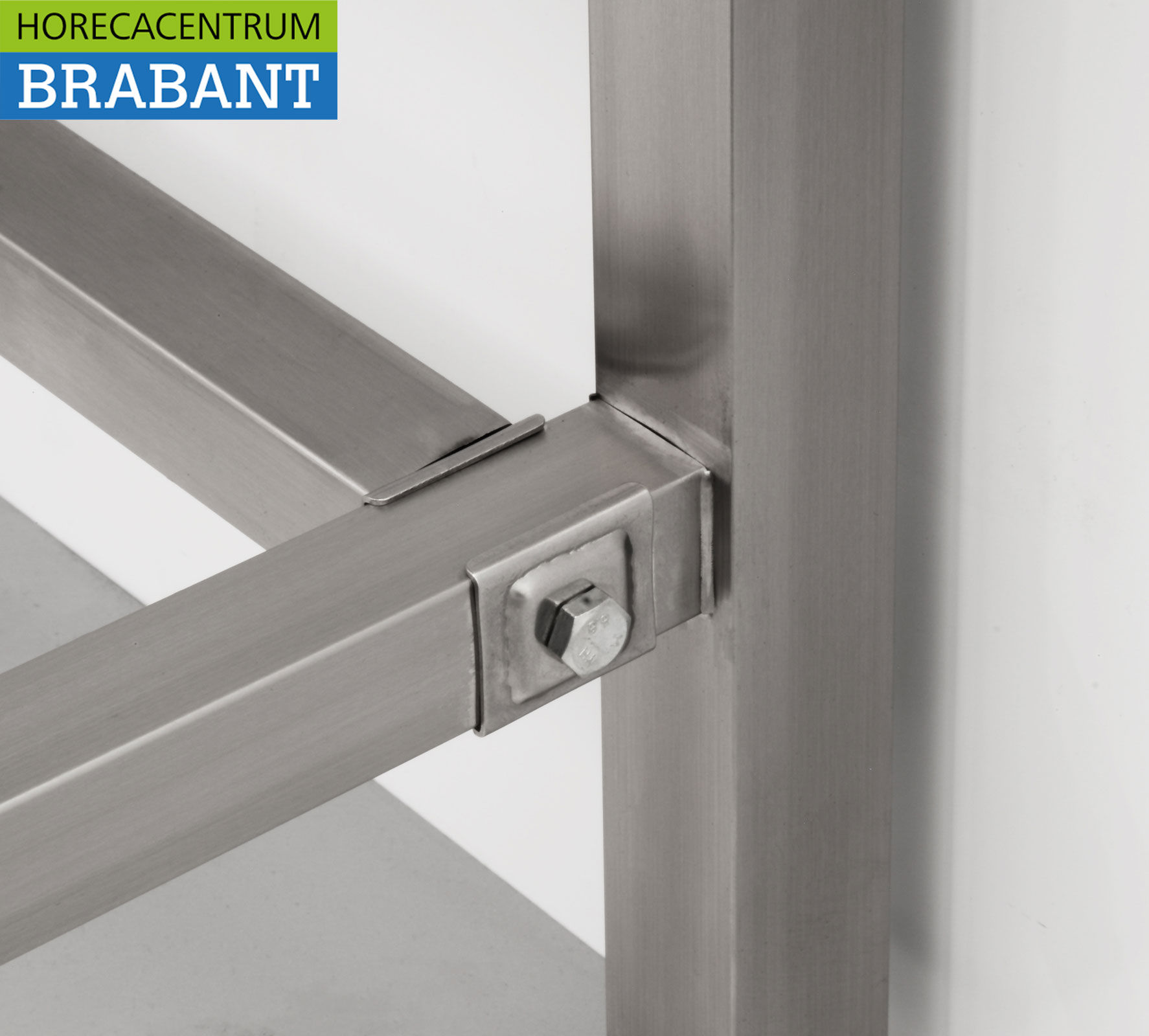 HCB stainless steel Work Table Basic-line 150 x 60 x 85 cm Catering - Image 5