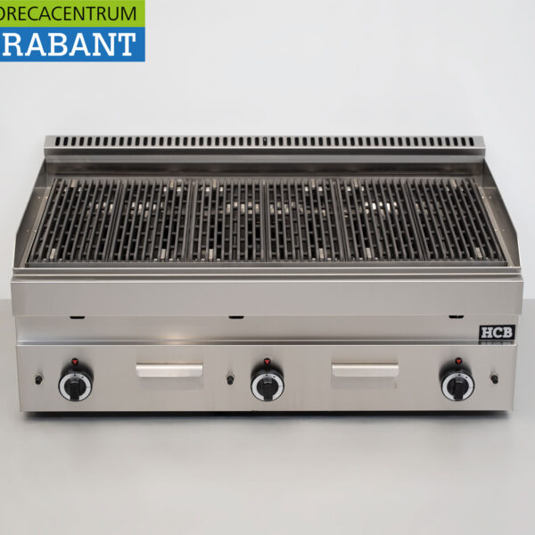HCB stainless steel Lavagrill grill stone grill 650 Series 102 cm 16,5 kW Gas Catering
