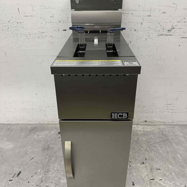 Stainless steel deep fryer fryer 15 liter Premium-line GAS Catering