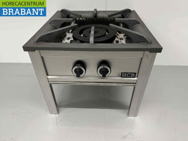 Stainless steel Hokker Wok burner Wok Double burner Premium-line 22 kW Horeca