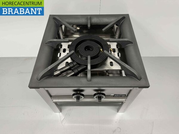 Stainless steel Hokker Wok burner Wok Double burner Premium-line 22 kW Horeca - Image 4