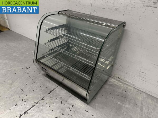 Stainless steel Luxury hot display case 120 liters 68 cm 230V Horeca - Image 2
