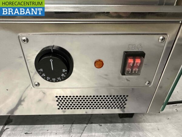 Stainless steel Luxury hot display case 120 liters 68 cm 230V Horeca - Image 7