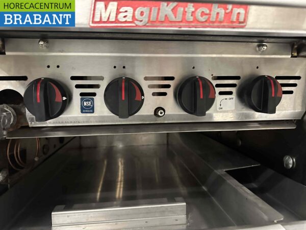 Stainless steel MagiKitch'n Char broiler Grill 60 cm GAS Catering - Image 6