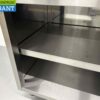 Stainless steel warming cabinet Plate warming cabinet 2 sliding doors Premium-line 180 cm Horeca - Image 5