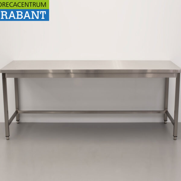 HCB Stainless Steel Work Table Basic-line 200 x 60 x 85 cm Catering