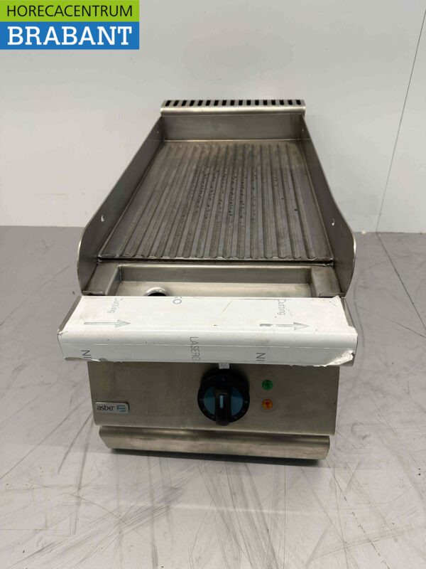 Asber stainless steel griddle griddle 35 cm 400V Horeca