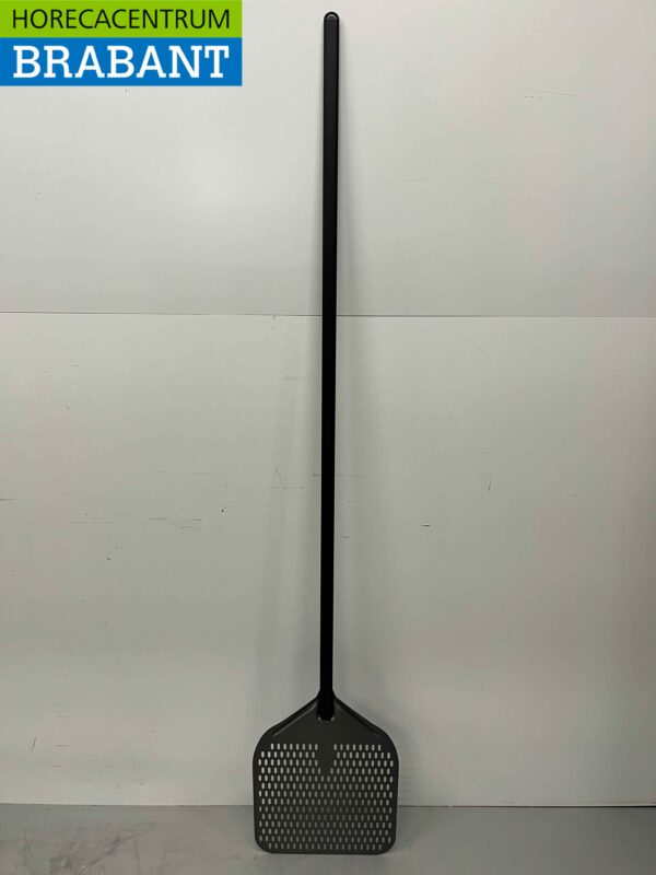Pizza shovel hard anodized, perforated blade 35 cm, handle length 150 cm Horeca - Image 4