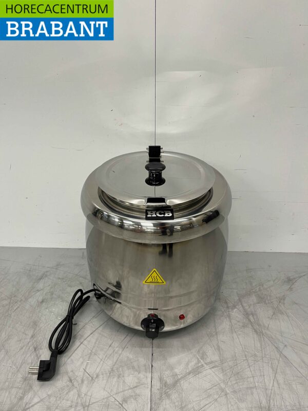 Stainless steel Soup kettle Soup tureen 10 liter 230V Catering