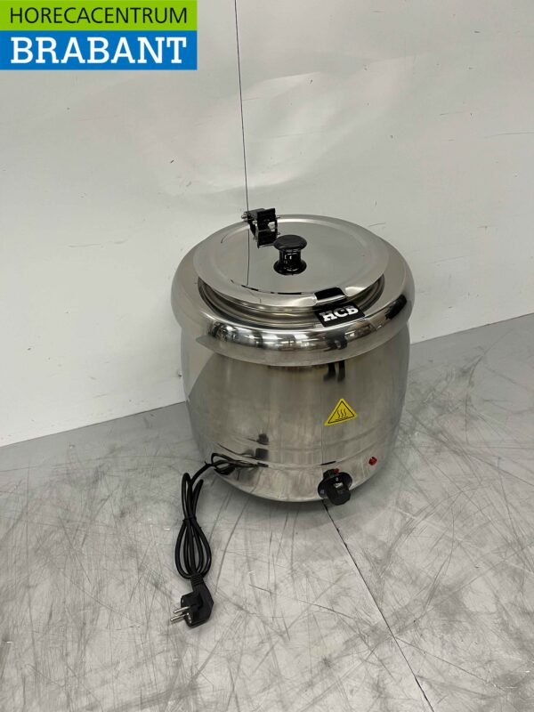 Stainless steel Soup kettle Soup tureen 10 liter 230V Catering - Image 3