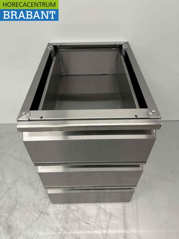 Stainless steel Undermount Drawer Cabinet 3 drawers Premium-line Hospitality - Image 2