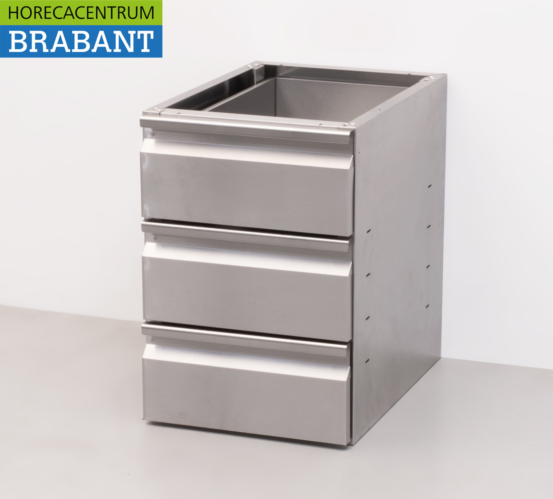 HCB Stainless Steel Substructure Built-in Drawer Cabinet 3 drawers Premium-line Hospitality - Image 2