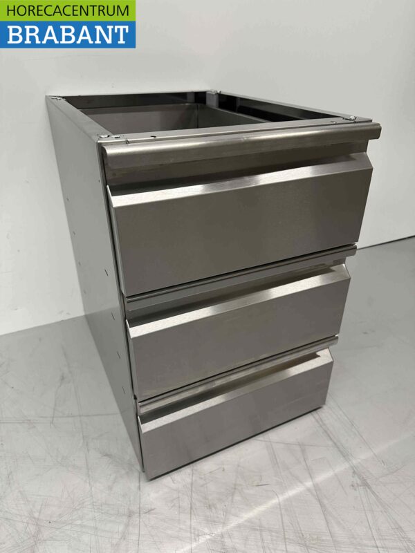 Stainless steel Undermount Drawer Cabinet 3 drawers Premium-line Hospitality - Image 4