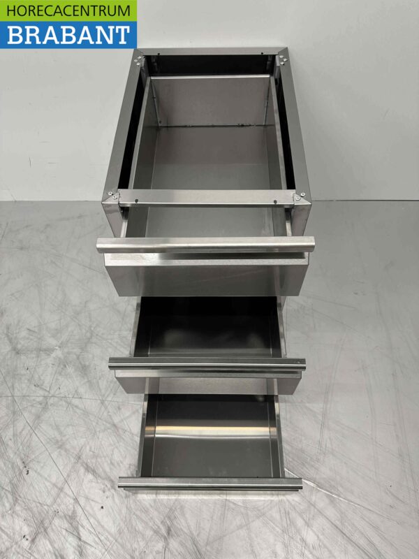 Stainless steel Undermount Drawer Cabinet 3 drawers Premium-line Hospitality - Image 6