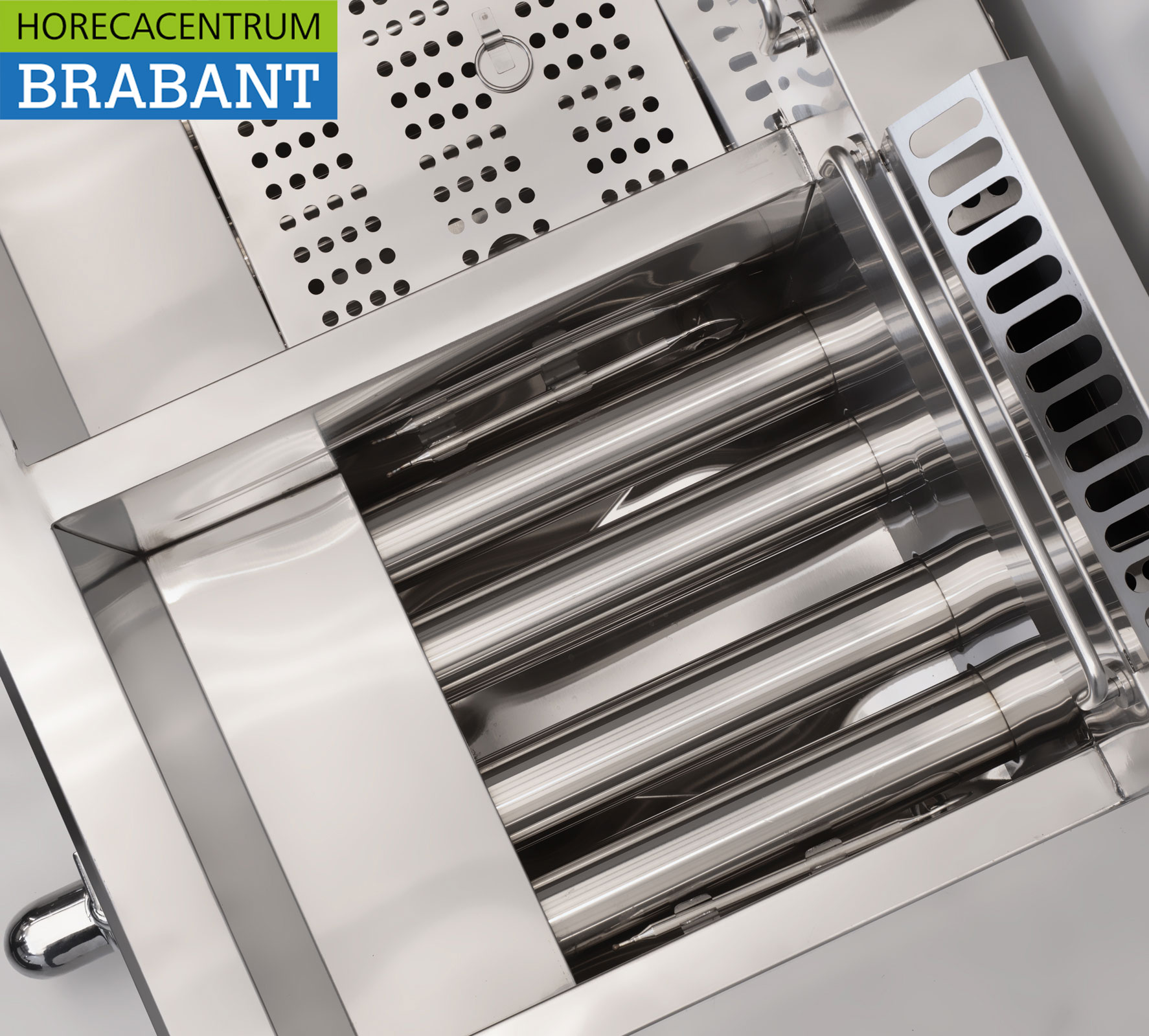 HCB Stainless Steel Double Fryer Frying 2 x 21 liter Gas Catering - Image 8