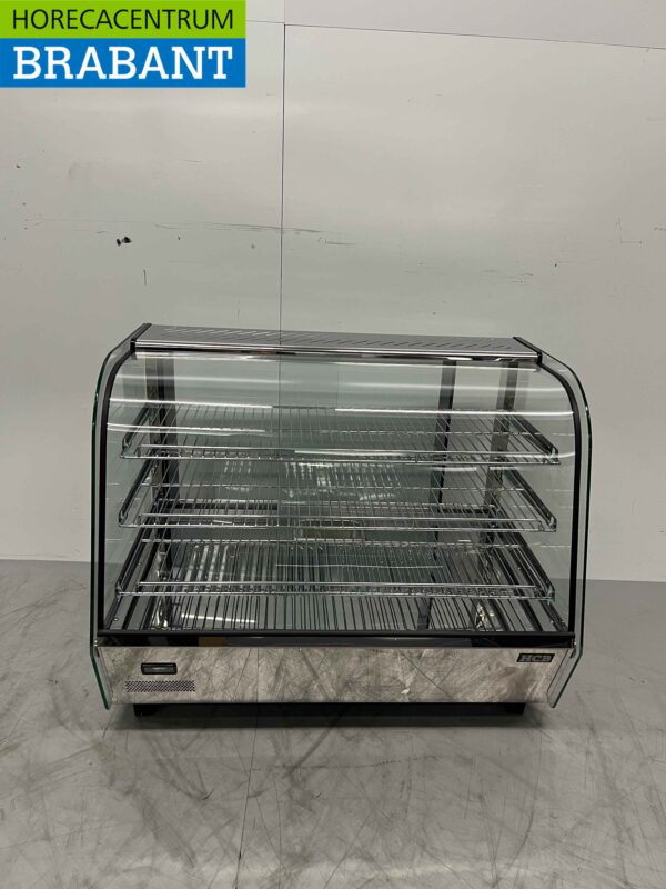 Stainless steel Luxury hot display case 160 liters 86 cm 230V Horeca