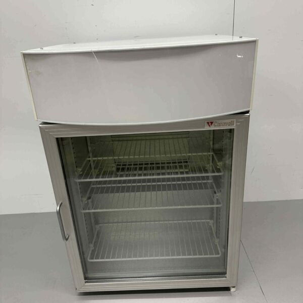 Caravell Glass Door Refrigerator Refrigerator Table Top 117 liters 230V Catering