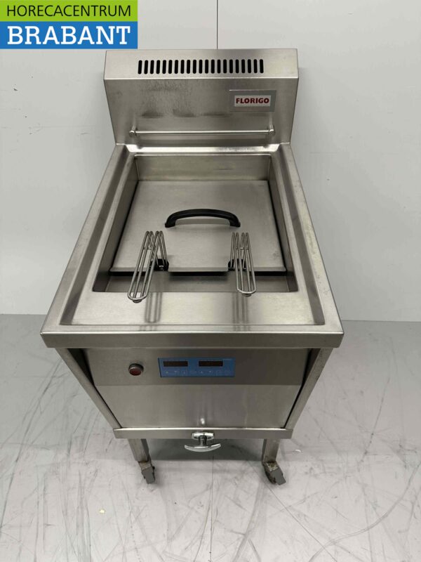 Stainless steel Florigo HR High efficiency deep fryer Fryer 20 liters 25 kW GAS Horeca - Image 2