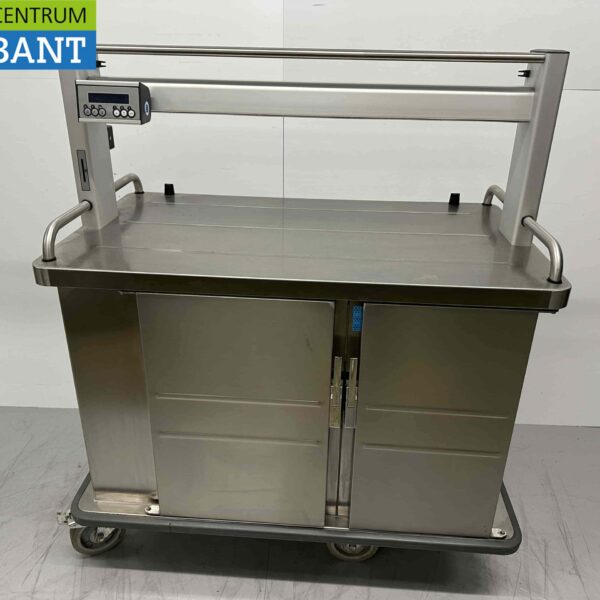 Stainless steel Burlodge Catering trolley heated and refrigerated 8 x 1/1 GN 400V Catering