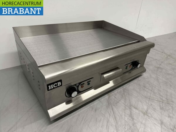 Stainless steel Grill Plate Griddle Smooth griddle 75 cm 400V Horeca - Image 2