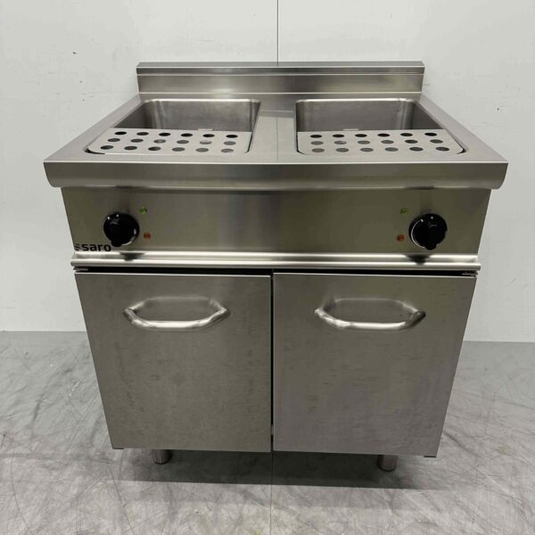 Stainless steel Saro pasta cooker 2 x 28 liters 400V Horeca