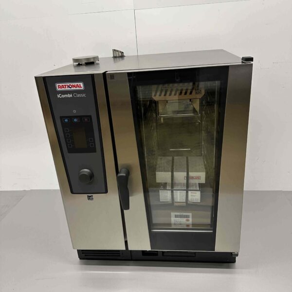 Stainless steel Rational iCombi Classic 10-1/1E Combisteamer Steamer oven 400V Horeca