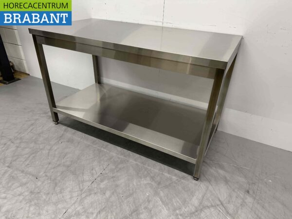Stainless Steel Work Table Basic-line 140 x 70 x 85 cm Catering - Image 4