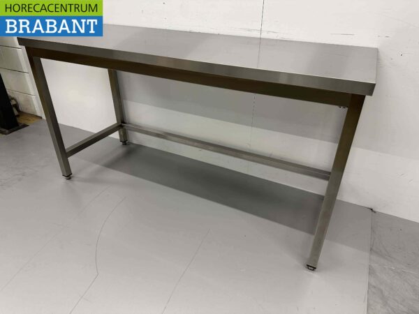 Stainless Steel Work Table Premium-line 160 x 60 x 85 cm Catering - Image 4