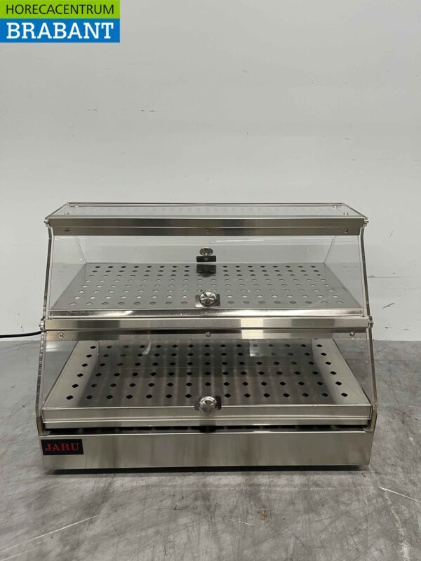 Stainless steel Hot Display Case 4 flaps 50 cm 230V Catering