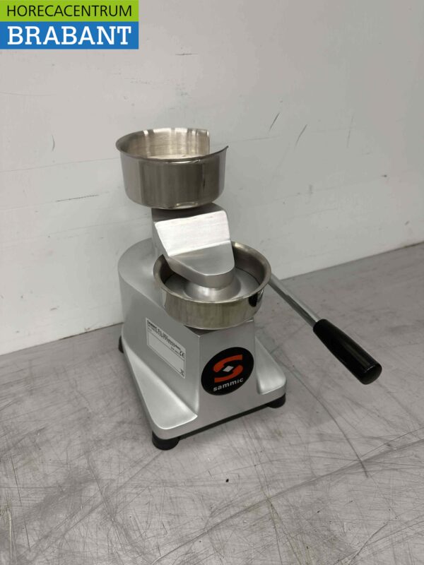 Stainless steel Sammic Hamburger Press Forming Machine 100 mm Butchery Catering - Image 3