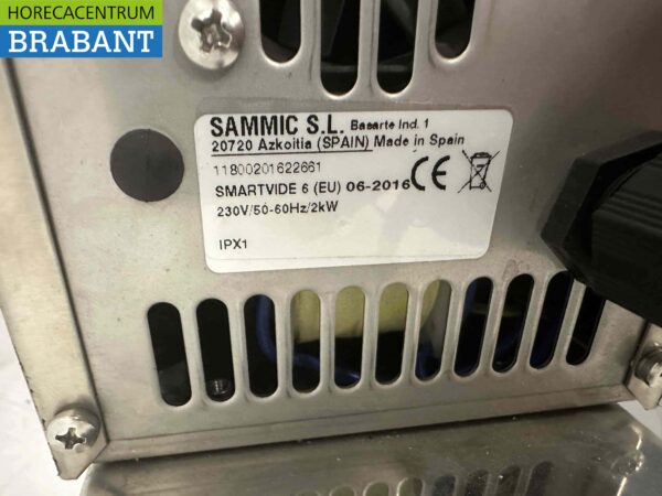 Stainless steel Sammic Smartvide 6 Sous-Vide sous vide cooker Max. 56 ltr 230V Horeca - Image 4