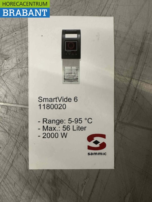 Stainless steel Sammic Smartvide 6 Sous-Vide sous vide cooker Max. 56 ltr 230V Horeca - Image 5