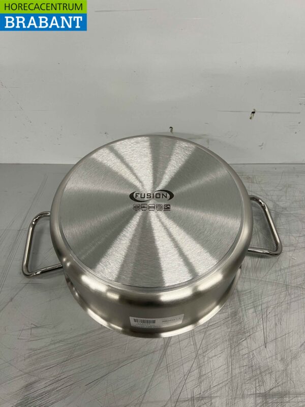 Stainless steel Fusion Professional Soup Pan Cooking Pan 35.5 x 26 cm 4.7 liters Catering - Image 4