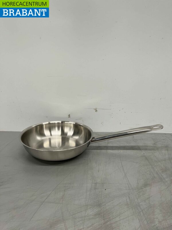 Stainless steel Fusion Professional frying pan 240 mm Catering
