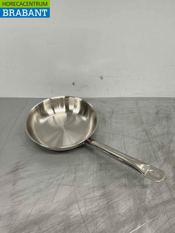 Stainless steel Fusion Professional frying pan 240 mm Catering - Image 2